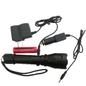 5W J11 Q5 plastic light cup flashlight 18650 rechargeable LED light UD09026 